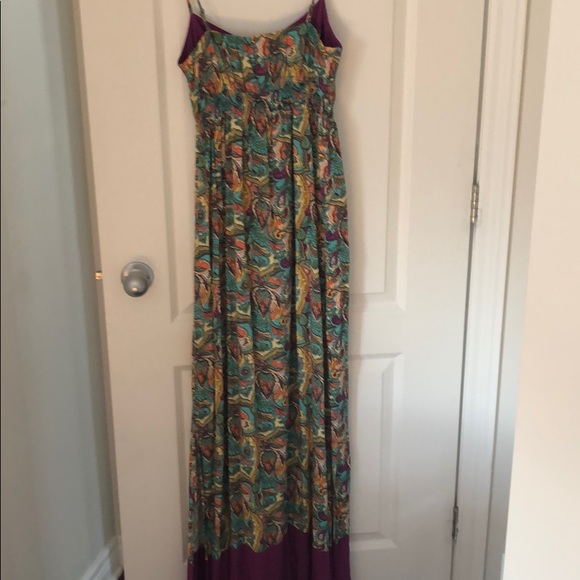 Thyme Maternity colourful maxi dress - Picture 3 of 4